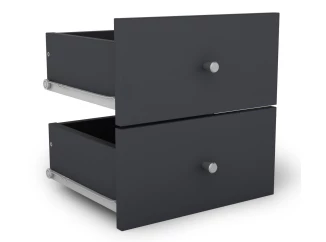 Súprava zásuviek (2 ks) Jerry, grafit