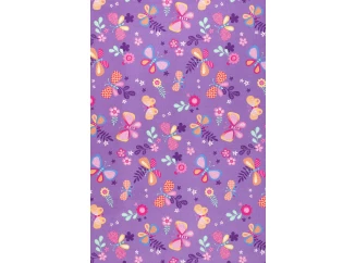 Koberec Motýlci 100x150 cm, fialový