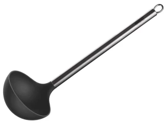 Kuchynská naberačka Akcent 29 cm, čierna