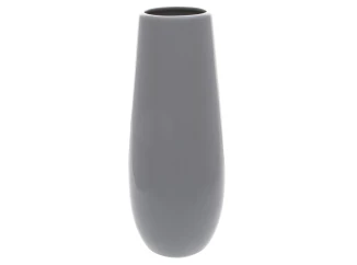 Váza Luna 30 cm, šedá