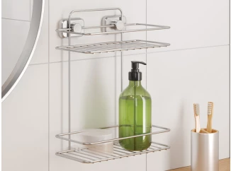 Kúpeľňová polička Reflex Luxy 2, chrometherm