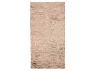 Koberec Bobs 80x150 cm, béžová imitácia králičej kožušiny