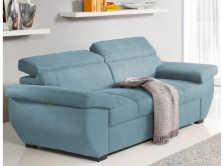 Trojsedák Speedway,  azúrovo modrá látka