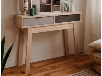 Konzolový/toaletný stolík Epik, dub/šedý