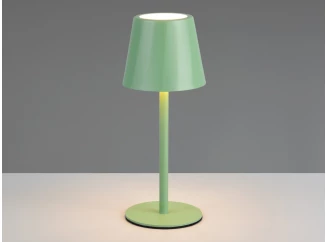 Nabíjacia LED stolná lampička Diaz, zelená