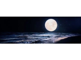 Obraz na plátne Nočná krása, 150x50 cm