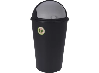 Odpadkový kôš 25 l, čierny, recyklovaný plast