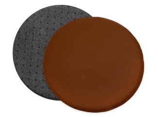 Podsedák na stoličky hnedý 38 cm, imitácia kože
