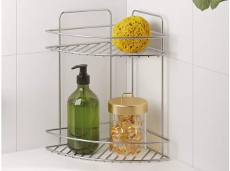 Stojací/závesný rohový regál Reflex Luxy 2, chrometherm