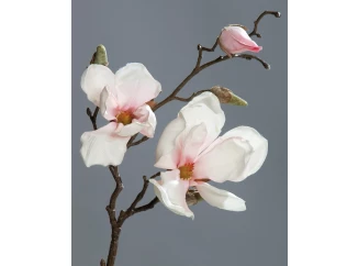 Umelý kvet Magnólia, ružovo-krémová