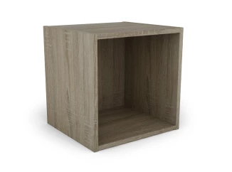 Nástenný regál s 1 priehradkou Jerry, dub sonoma