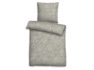 Obliečky Tori 140x200 cm, renforcé taupe, prírodný motív