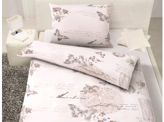 Obliečky Fleur, bavlna ranforce, motív motýľov