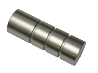 Koncovka garniže Gardinia, 1,9 cm, strieborná, andra