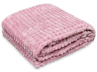 Flanelová deka Mountains 140x200 cm, staroružová