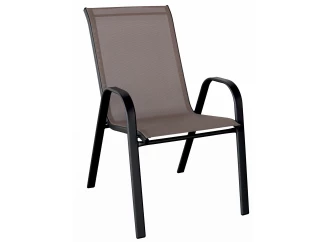 Záhradná stolička Nadja, hnedá