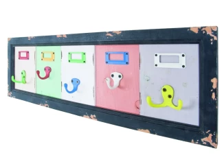 Nástenný šatníkový panel Xaro, vintage