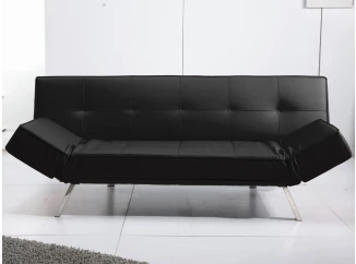 Pohovka Berlin, čierna ekokoža