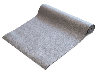 Vianočná  dekoračná  tkanina 33x150 cm, strieborná, vzhľad kože