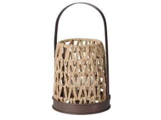 Lampáš 18x32 cm, povraz/kov