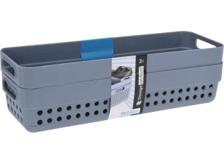 Úložný košík (2 ks) 750 ml, rôzne farby