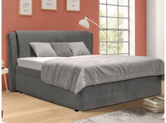 Posteľ Misty 160x200 cm, šedá látka