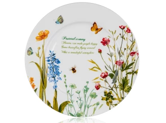 Dezertný tanier Lúčne kvety, 19 cm