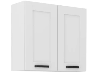 Horná kuchynská skrinka Luna, 80 cm, biela