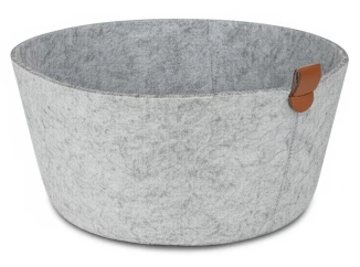 Úložný košík LifeStyle 24 cm, svetlo šedý