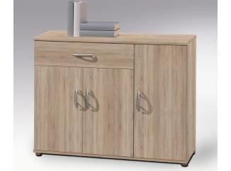 Komoda 3-dverová Lilly, dub sonoma