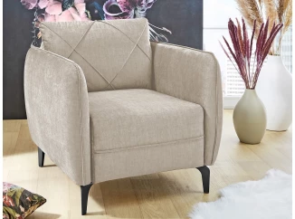 Kreslo Novara, béžová látka