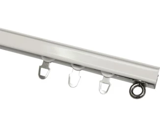 Záclonová koľajnička Deluxe 300 cm, komplet, biela