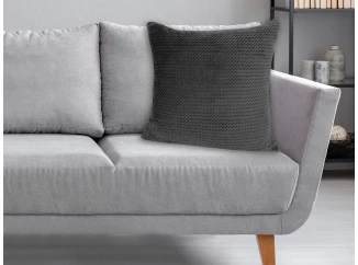 Dekoračný vankúš ZigZag 60x60 cm, antracit