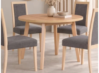 Okrúhly jedálenský stôl Norveg 100 cm, dub sonoma