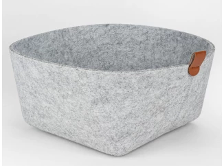 Úložný košík LifeStyle 22x22 cm, svetlošedá farba