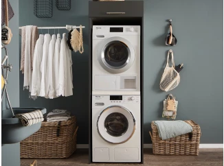 Skriňa na práčku a sušičku Mr. Sauber, antracitová