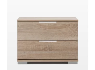 Nočný stolík Easy Plus, 2 zásuvky, dub sonoma
