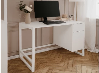 Písací stôl Sumatra, biely