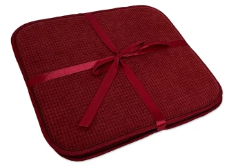 Set podsedákov na stoličky (2 ks) Life 38x38 cm, bordová