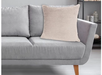 Dekoračný vankúš ZigZag 60x60 cm, pieskový