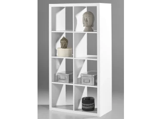 Regál Stylus 4x2, biely