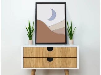 Zarámovaný obraz Krajina I, 40x50 cm