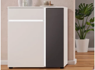 Komoda so zásuvkou Kato, s osvetlením