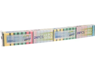 Hubky na riad (28 ks) Ultra Clean, farebné