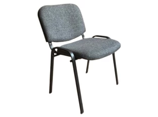 Konferenčná stolička Zuza, dymovo šedá tkanina