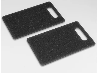 Kuchynské dosky (2 ks) CleanCut, mramorová čierna