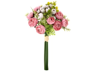 Umelá kytica Iskerníky, ružová