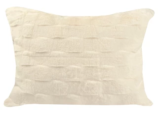 Dekoračný vankúš Rabbit Bubble 50x70 cm, krémový