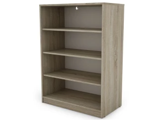 Polovysoký regál Carlos, dub sonoma, šírka 75 cm