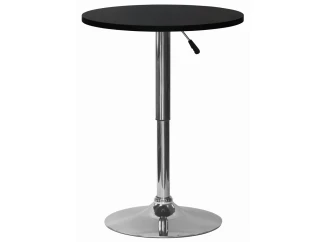 Okrúhly barový stôl Laurent 60 cm, čierny